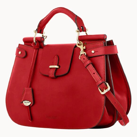 brand new RED Dooney & Bourke Alto Viola Hand Bag w/ Shoulder Strap - Picture 1 of 4